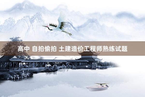 高中 自拍偷拍 土建造价工程师熟练试题